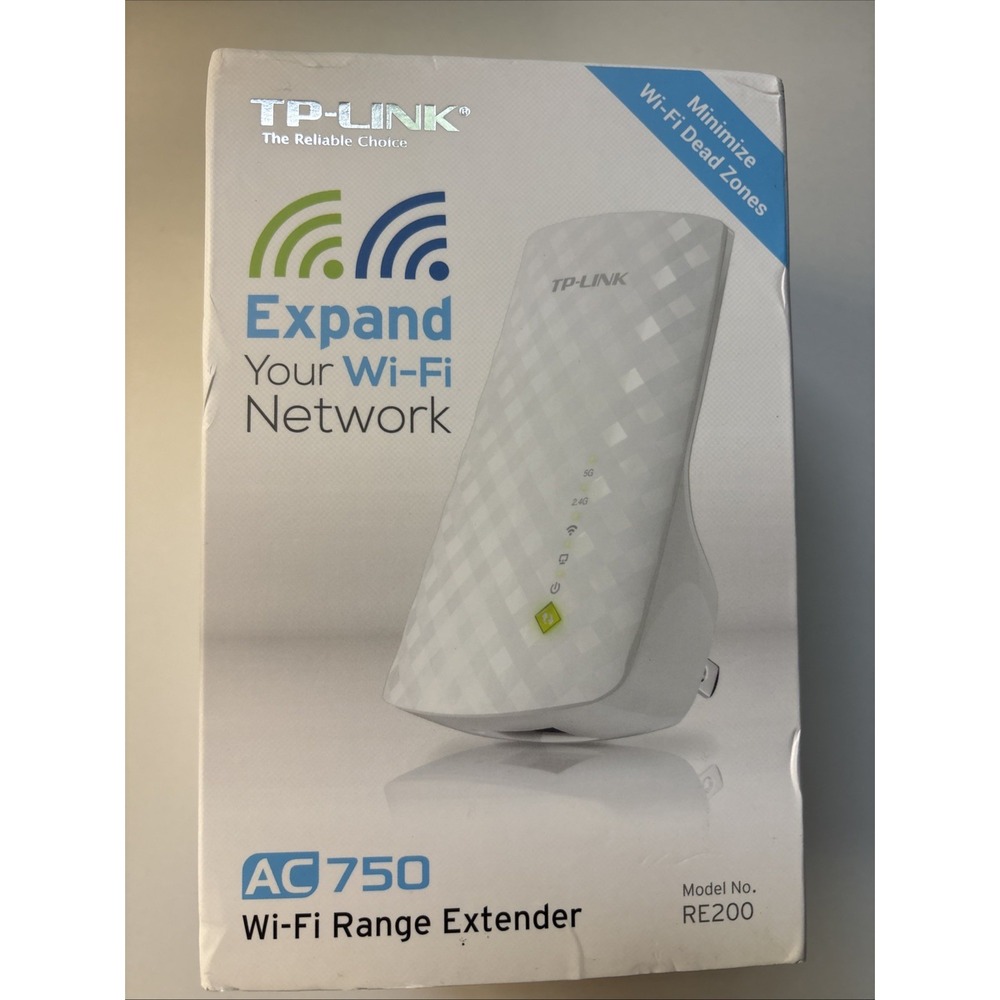 TP-Link RE200 AC750 Wireless Dual Band Wi-Fi Range Extender Repeater